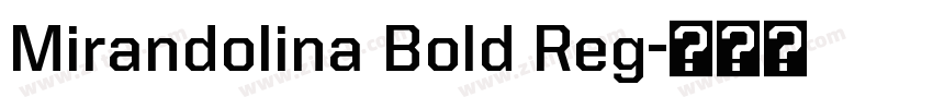 Mirandolina Bold Reg字体转换